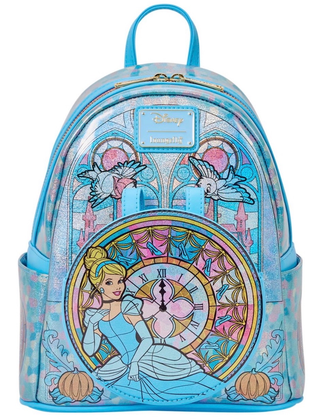Loungefly Disney Cinderella Stained Glass Mini Backpack - BNWT In Hand